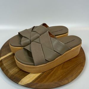 Lucky brand wedge sandals. Size 9. NWT.